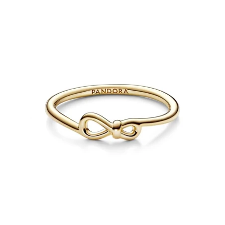 Anillo Pandora Baño Oro Nudo Infinito 168898C00