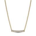 Gargantilla Pandora Baño Oro Fila en Pavé 362635C01-45