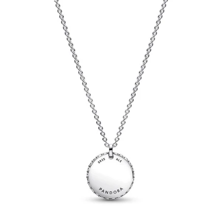 Gargantilla Pandora Círculo Plata y Circontas Pavé 392632C01-45