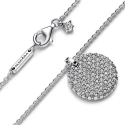 Gargantilla Pandora Círculo Plata y Circontas Pavé 392632C01-45