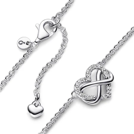 Gargantilla Pandora Corazón Infinito Brillante 392666C01-50