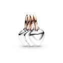 Charm Colgante Pandora Divisible Triple corazones Generación Familia 782648C00