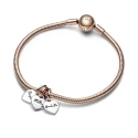 Charm Colgante Pandora Divisible Triple corazones Generación Familia 782648C00