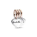 Charm Colgante Pandora Divisible Triple corazones Generación Familia 782648C00