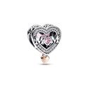 Charm Pandora Mamá & Corazón Dos Tonos 782653C01