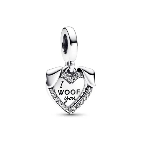 Charm Colgante Doble Pandora corazón & Perro 792647C01
