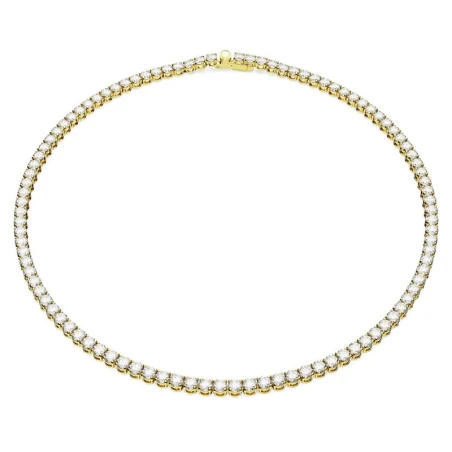 Collar Swarovski Matrix Baño Oro y Cristales Blancos 5681795