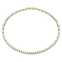 Collar Swarovski Matrix Baño Oro y Cristales Blancos 5681795