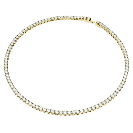 Collar Swarovski Matrix Baño Oro y Cristales Blancos 5681795