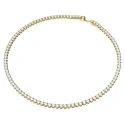 Collar Swarovski Matrix Baño Oro y Cristales Blancos 5681795