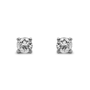 Pendientes Itemporality Mujer Oro Blanco y Diamantes GEA-101-014-UU