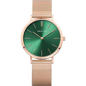 Reloj Bering Mujer Classic Oro y Verde 14134-368