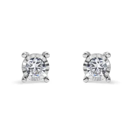 Pendientes Itemporality Mujer Oro Blanco y Diamantes GEA-101-039-UU