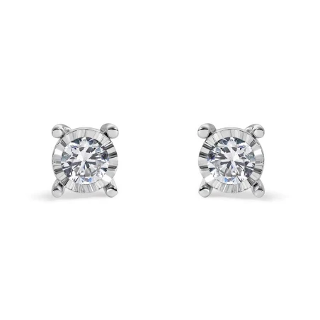 Pendientes Itemporality Mujer Oro Blanco y Diamantes GEA-101-039-UU