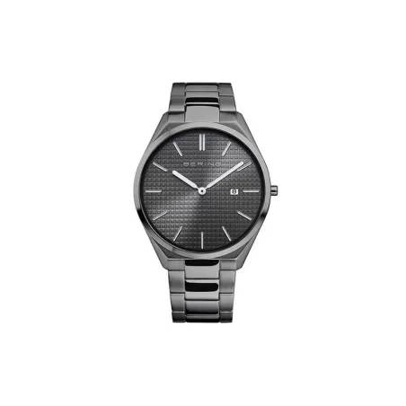 Reloj Bering Ultra Slim Hombre Gris Pulido Analógico 17240-777