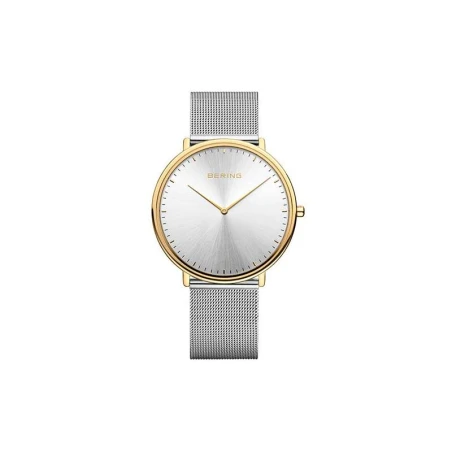 Reloj Bering Classic Mujer Acero Inoxidable Plateado y Dorado Analógico 15739-010