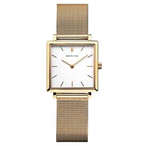 Reloj Bering Classic Mujer Acero Inoxidable Baño Oro Pulido Analógico 18226-334