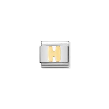 Componible Classic LETRAS acero y oro de 18k (08_H)