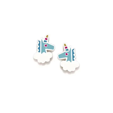 Pendientes Agatha Ruiz de la Prada Unicornio Azul Fantasía 035ROS