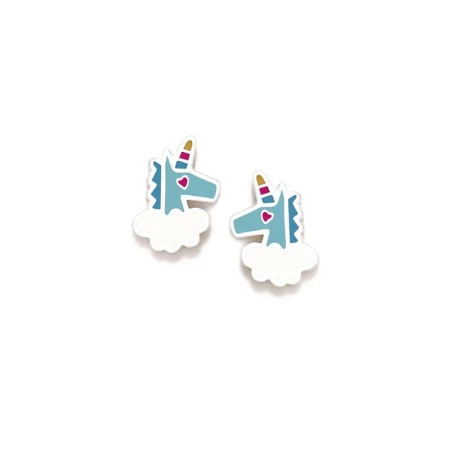 Pendientes Agatha Ruiz de la Prada Unicornio Azul Fantasía 035ROS