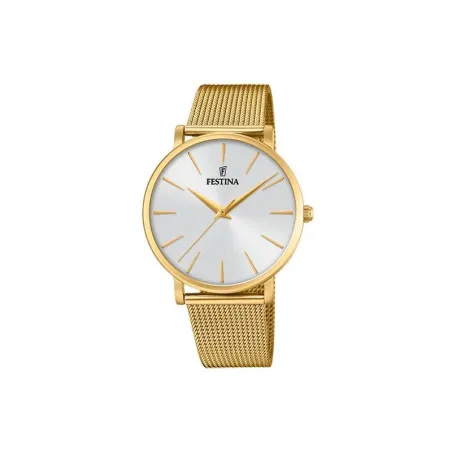 Reloj Festina Boyfriend Mujer Baño Oro Analógico F20476/1