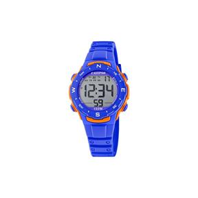 Reloj Calypso Digital Azul y Naranja Niño K5801/3