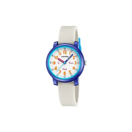 Reloj Calypso "My First" Niño Blanco y Azul Analógico K5827/1