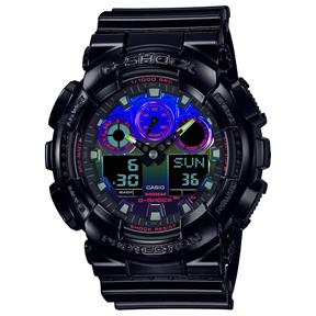 Reloj G-Shock  Virtual Rainbow Negro GA-100RGB-1AER