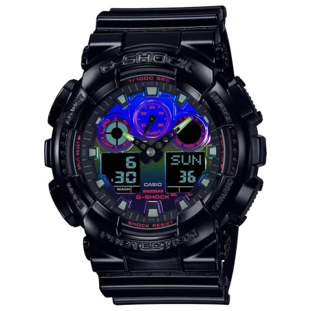 Reloj G-Shock  Virtual Rainbow Negro GA-100RGB-1AER