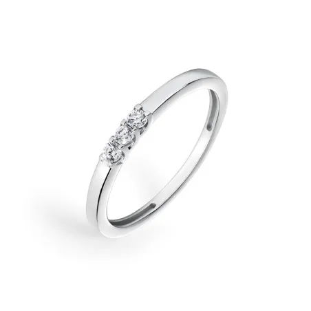 Anillo Itemporality Lux Oro blanco y 3 Diamantes GRN-101-280
