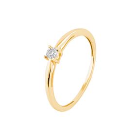 Anillo Itemporality Lux Oro Amarillo y Diamante GRN-401-066