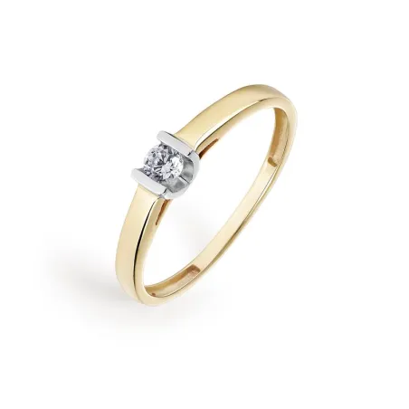 Anillo Itemporality Lux Oro bicolor y Diamante GRN-401-275