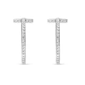 Pendientes Itemporality Siena Plata Baño Rodio T y circonitas Blancas SEA-101-363-UU