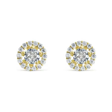Pendientes Itemporality Wedding Plata baño Oro y Circonitas blancas SEA-201-337-UU