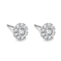 Pendientes Itemporality Wedding Plata baño Rodio y Circonitas blancas SEA-101-336-UU