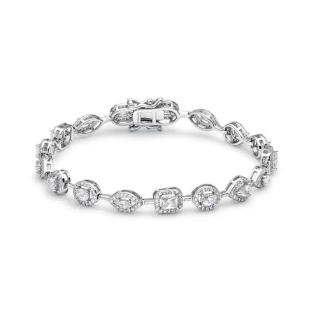 Pulsera Itemporality Wedding Plata Baño Rodio y Circonitas Blancas SBR-101-109-UU