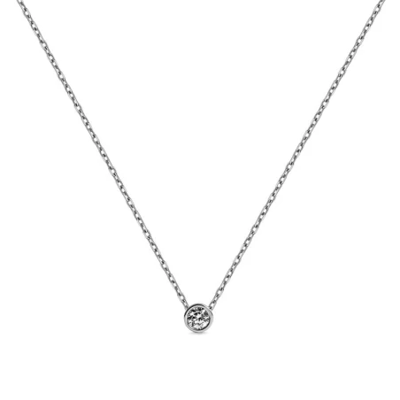 Gargantilla Itemporality Lux Oro blanco y Diamante GNL-101-134-UU
