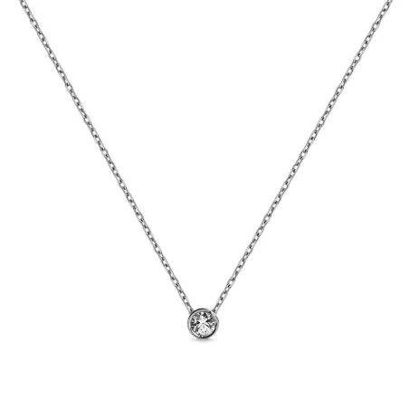 Gargantilla Itemporality Lux Oro blanco y Diamante GNL-101-135-UU