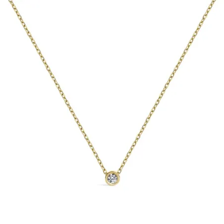 Gargantilla Itemporality Lux Oro Amarillo y Diamante GNL-201-132-UU