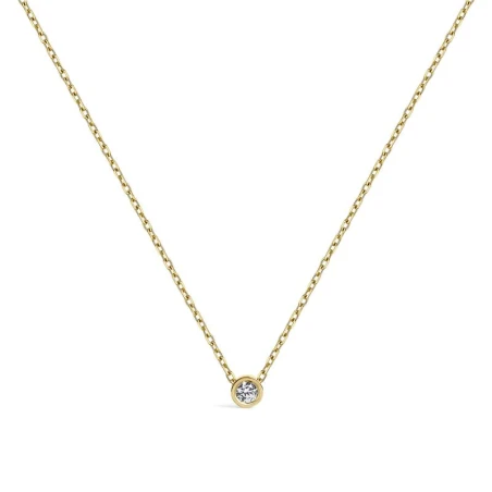 Gargantilla Itemporality Lux Oro Amarillo y Diamante GNL-201-132-UU