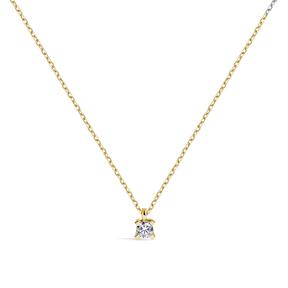 Gargantilla Itemporality Lux Oro Amarillo y Diamante GNL-201-137-UU