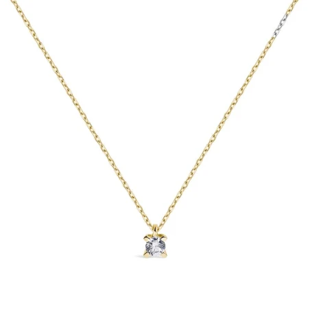 Gargantilla Itemporality Lux Oro Amarillo y Diamante GNL-201-138-UU