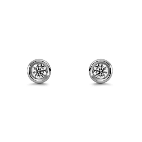 Pendientes Itemporality Lux Chatón Oro Blanco y Diamantes GEA-101-159-UU