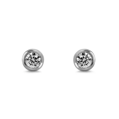 Pendientes Itemporality Lux Chatón Oro Blanco y Diamantes GEA-101-160-UU