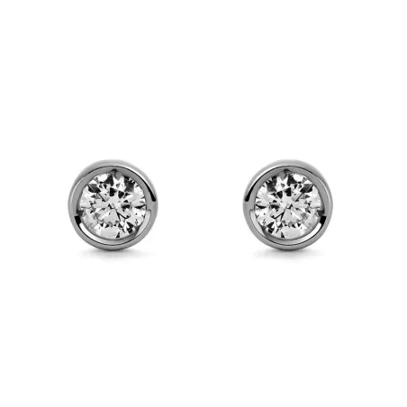 Pendientes Itemporality Lux Chatón Oro Blanco y Diamantes GEA-101-161-UU