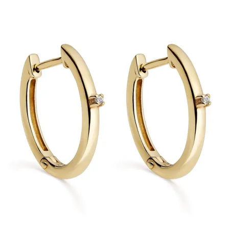 Pendientes Itemporality Lux Aros Oro Amarillo y Diamante GEA-201-152-UU