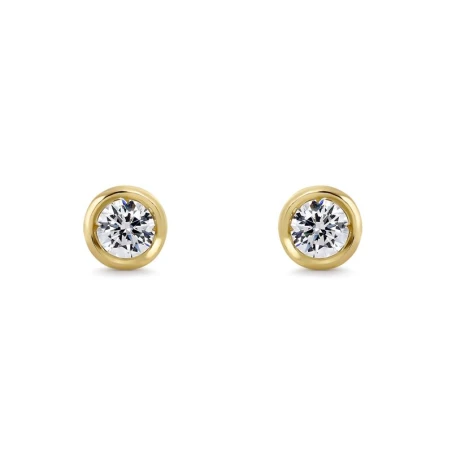 Pendientes Itemporality Lux Chatón Oro Amarillo y Diamantes GEA-201-160-UU
