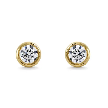 Pendientes Itemporality Lux Chatón Oro Amarillo y Diamantes GEA-201-162-UU