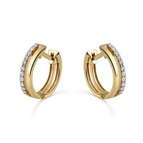 Pendientes Itemporality Lux Aro Oro Amarillo y Diamantes GEA-201-148-UU GEA-401-149-UU