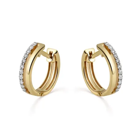 Pendientes Itemporality Lux Aro Oro Amarillo y Diamantes GEA-201-148-UU GEA-401-149-UU